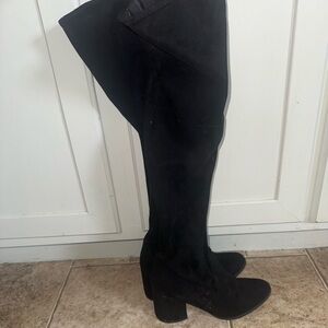Black Thigh-High Women's Boots
